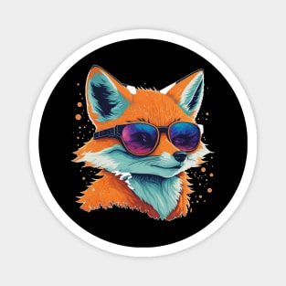 Fox in sunglasses Magnet